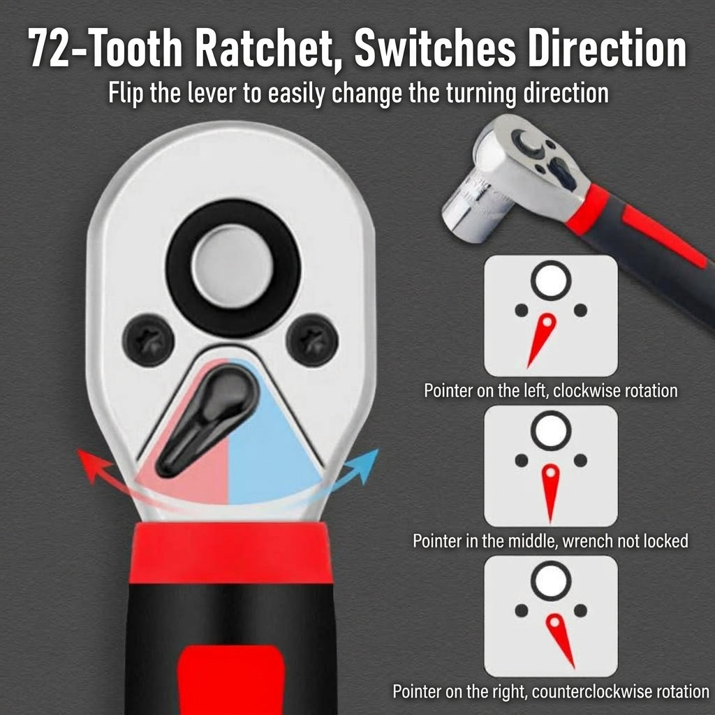 48-piece socket bit toolbox, electric drill, electric screwdriver socket box Phillips screwdriver bit
