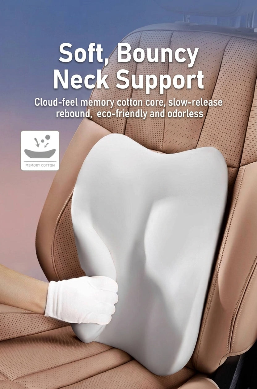 Car headrest neck pillow car aviation grade neck pillow car seat summer driving headrest pillow