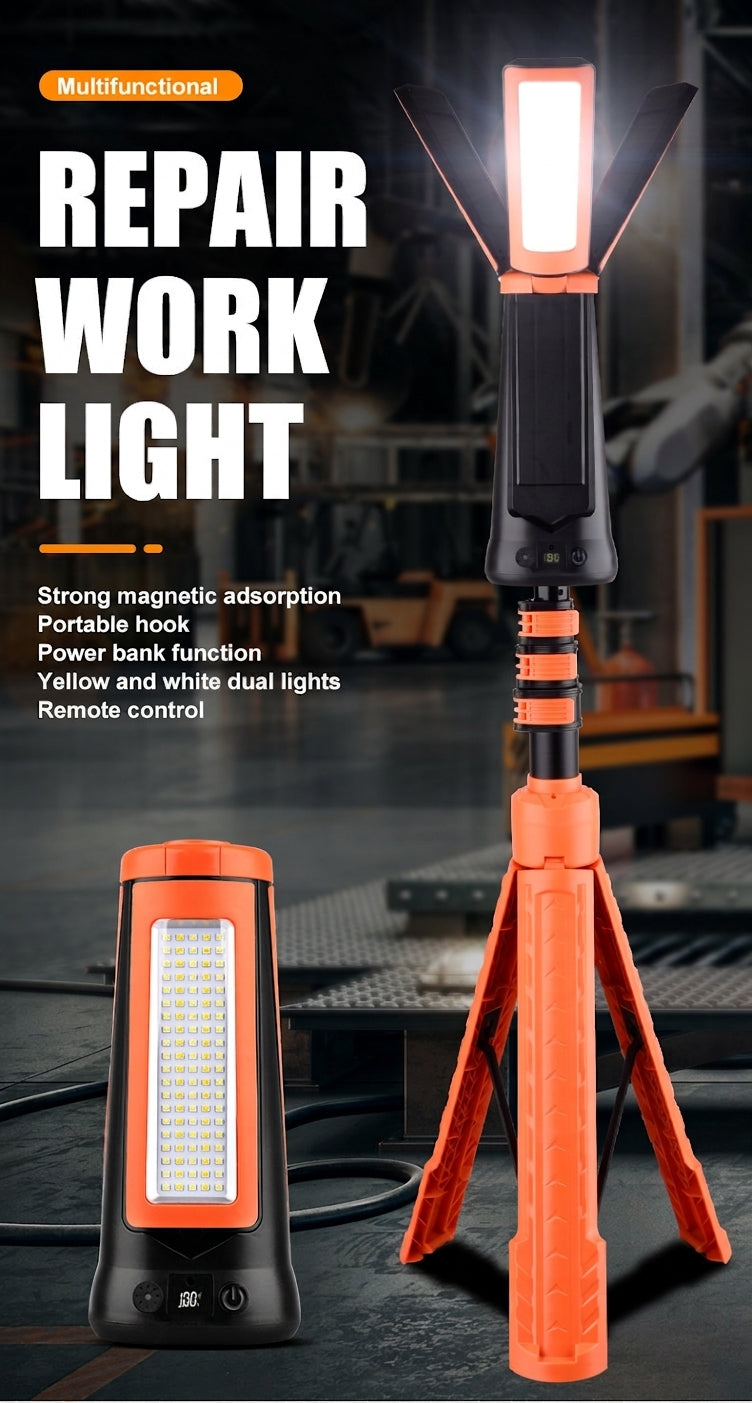 Portable LED Camping Light with Magnetic Attachment