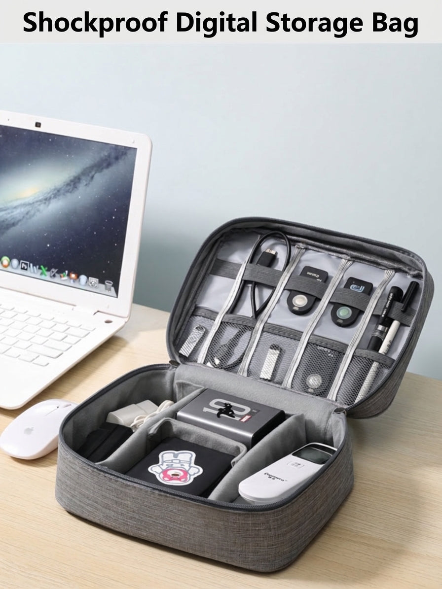 Digital Storage Bag, Shockproof Charger Case