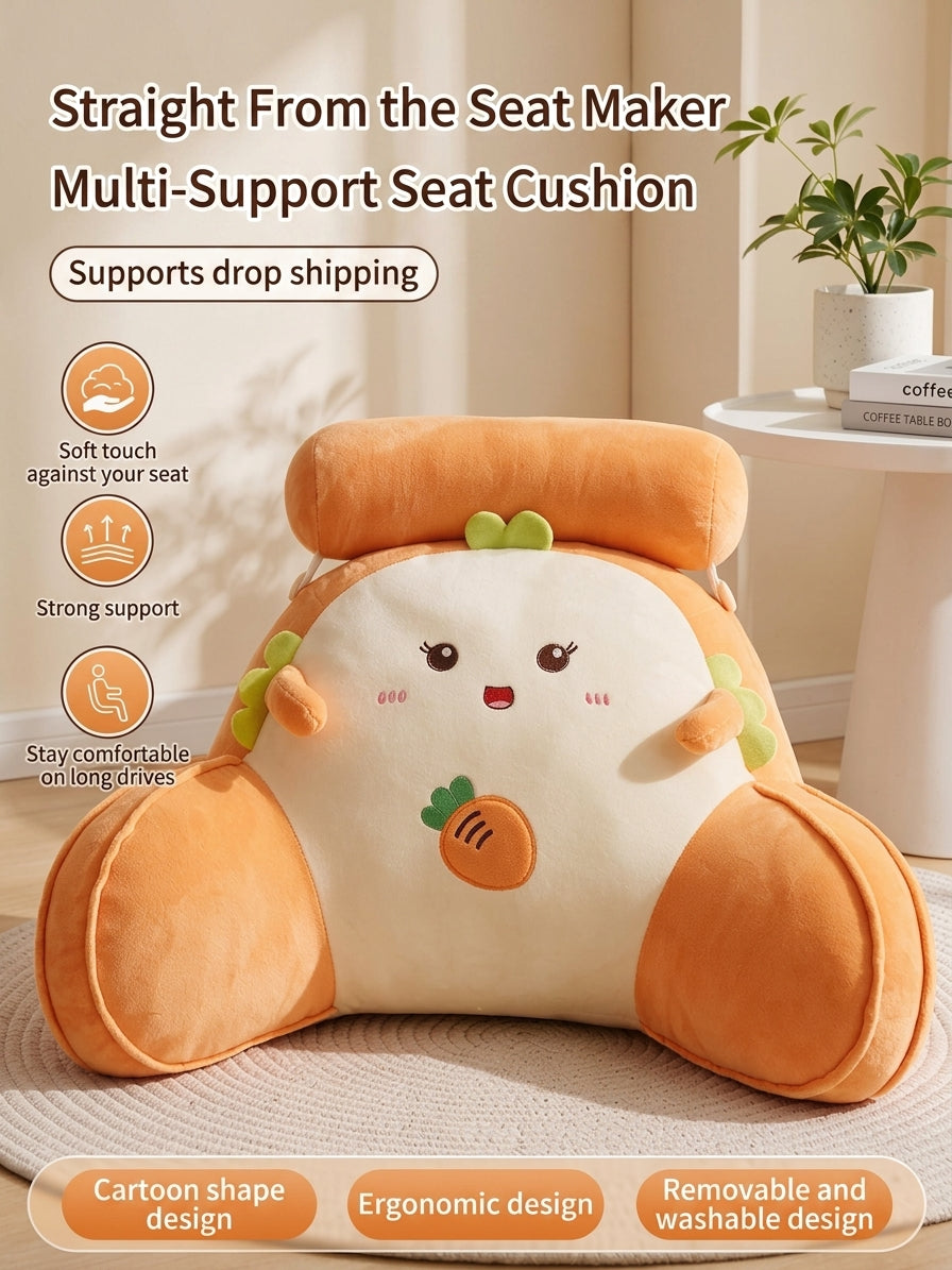 Bedside soft bag large backrest waist cushion dormitory bed backrest cushion office pillow tatami sofa pillow