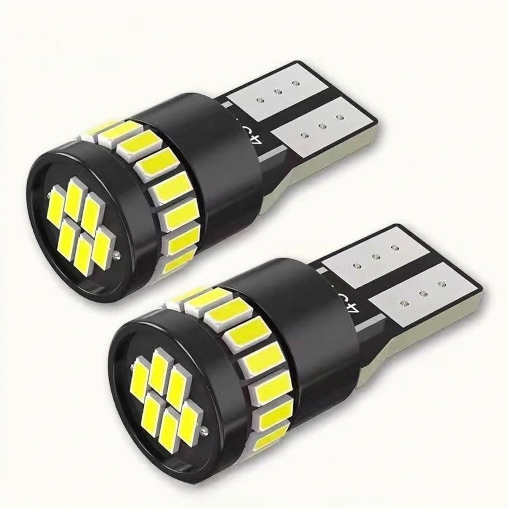 Cross-border automotive LED car light: T10 width indicator, position light 4014-24SMD, license plate decoding light, 3030 instrument light
