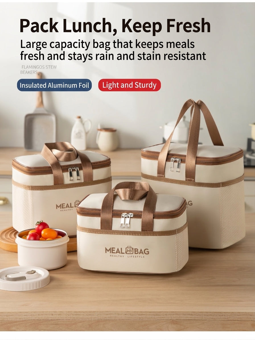 Insulated Lunch Bag, Waterproof Bento Tote