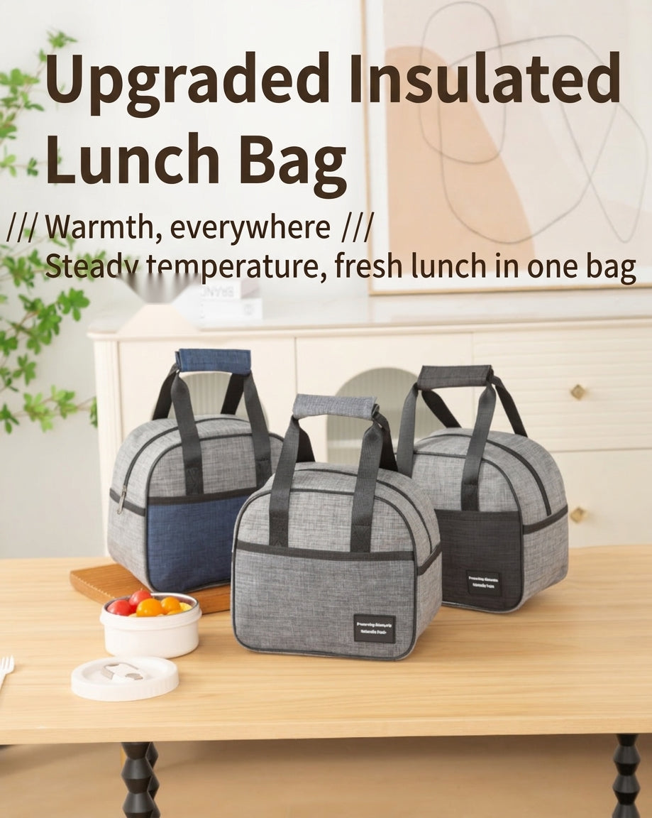 Insulated Lunch Box Bag, Large Capacity