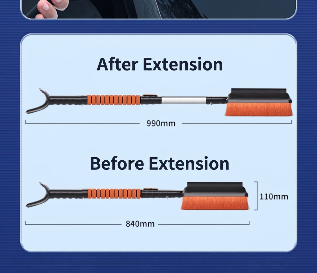 Car Snow Removal Shovel, 5-in-1 Ice Tool