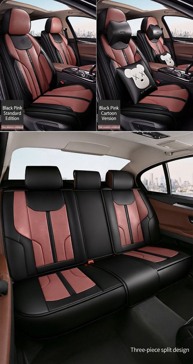 The new car seat cushion fully surrounds full pictorial cartoon cute four-season universal five-seat seat cover, directly supplied and shipped from the manufacturer