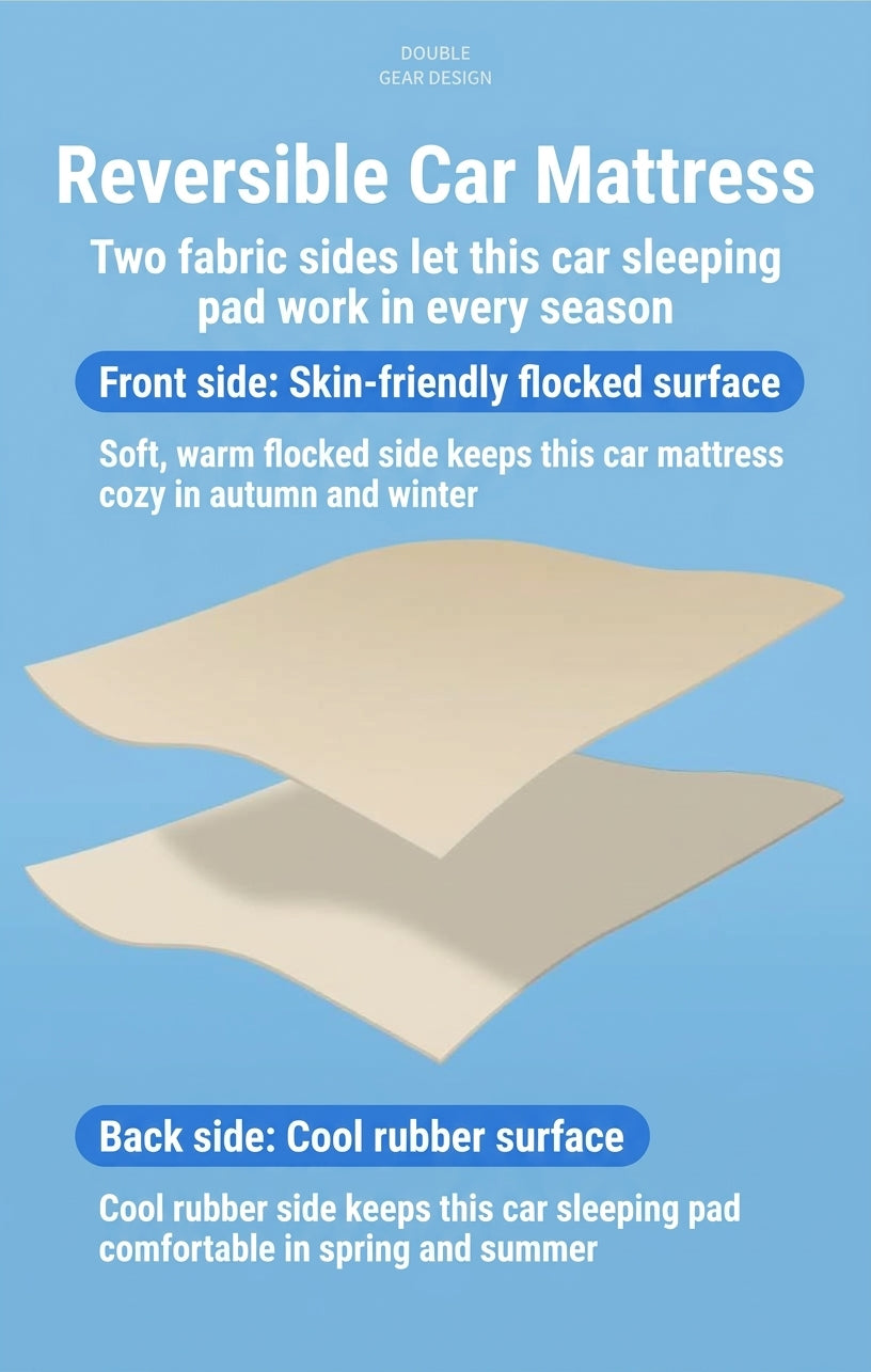Car inflatable bed car rear sleeping pad mattress car sleeping artifact car rear rear seat folding travel bed