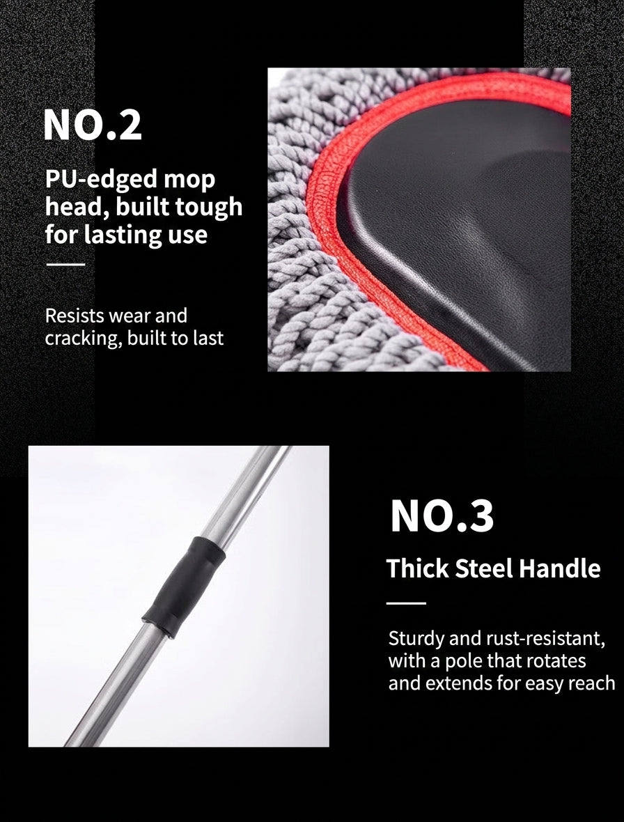 Zhongheng car wash mop car dust duster brush sweeps dust with car wash mop and snow removal tools to wipe cars