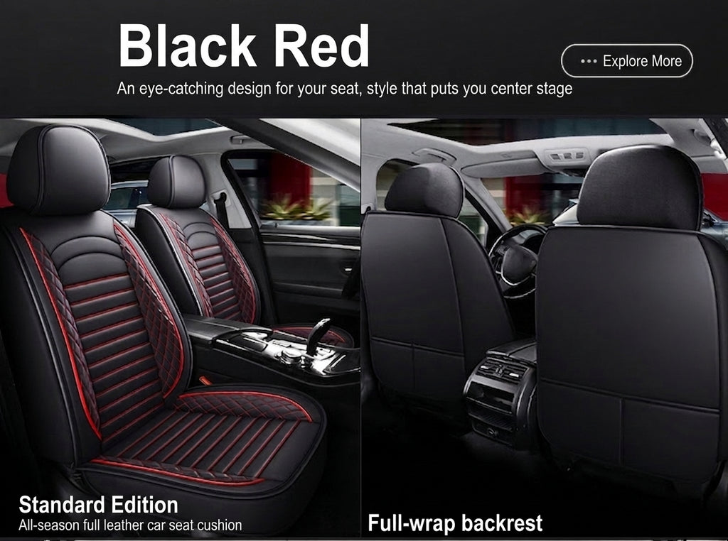 New all-season universal cartoon car seat cushion wholesale, premium feel, full leather, full coverage for small passenger car seat cushions