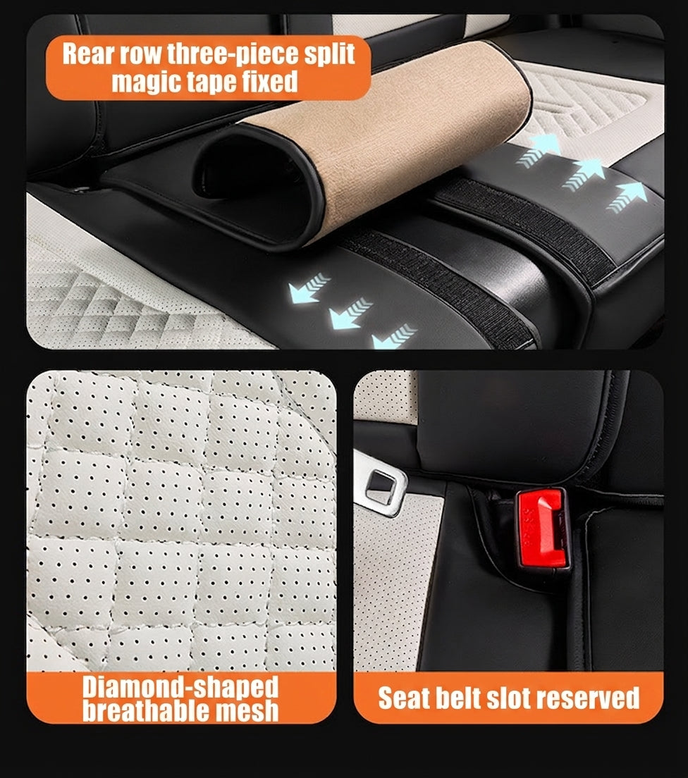 New car seat cushions fully covered, all-season universal seat covers, all five seats, full leather, high-quality seat covers sold directly from the manufacturer