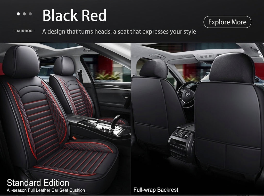 New all-season universal cartoon car seat cushion wholesale, premium feel, full leather, full coverage for small passenger car seat cushions