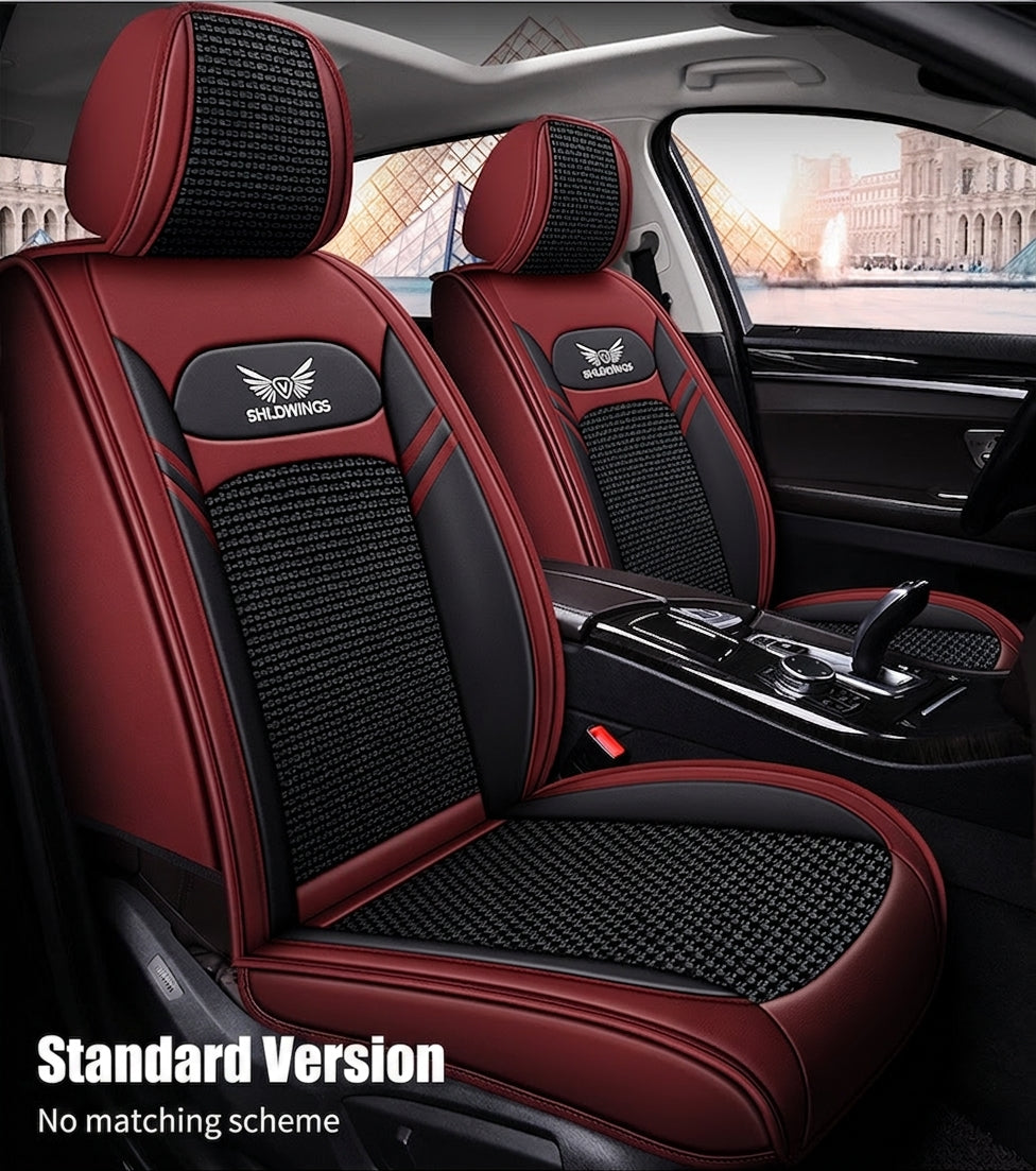 Full-coverage car seat covers for Napa leather car seat cushions, five-seat universal Ice Silk car seat cushions, all-season universal model wholesale