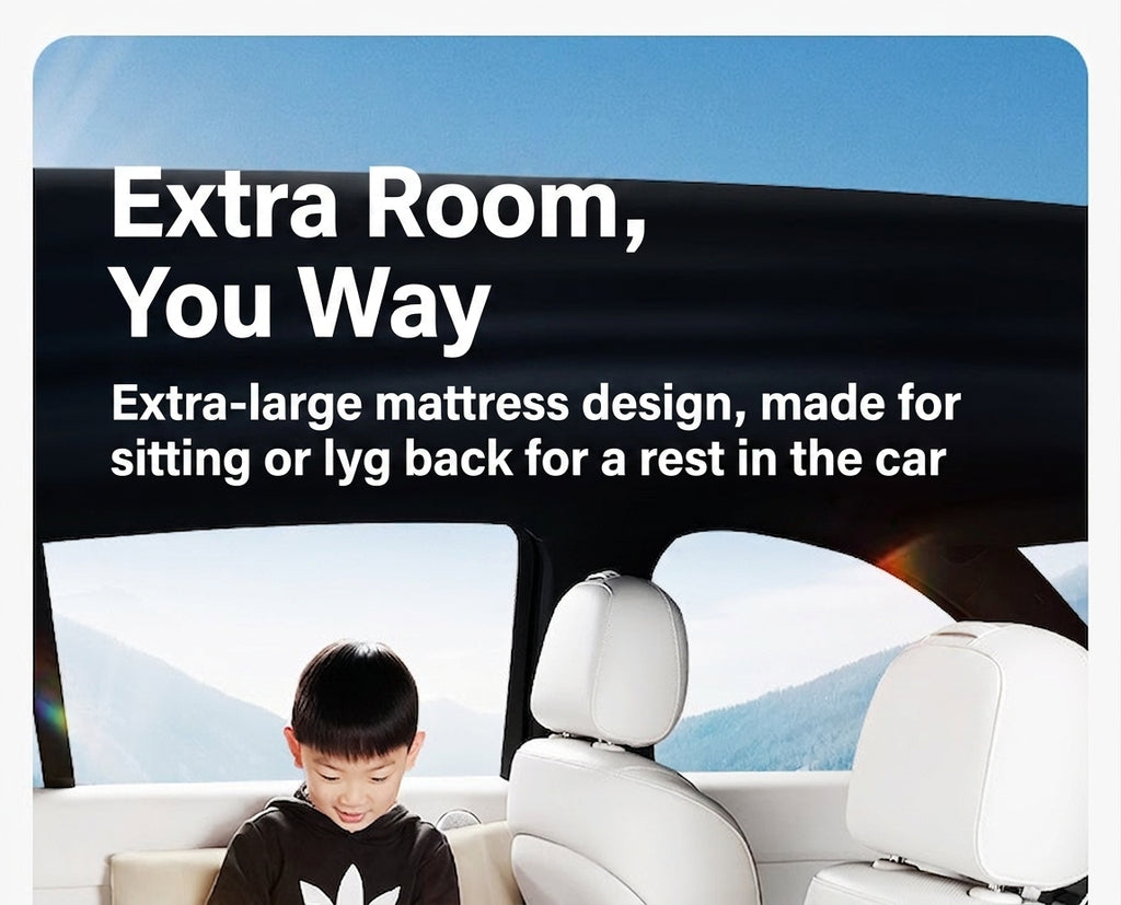 Car rear sleeping mat travel bed car air mat tram automatic charging and discharging portable electric belt leveling inflatable bed