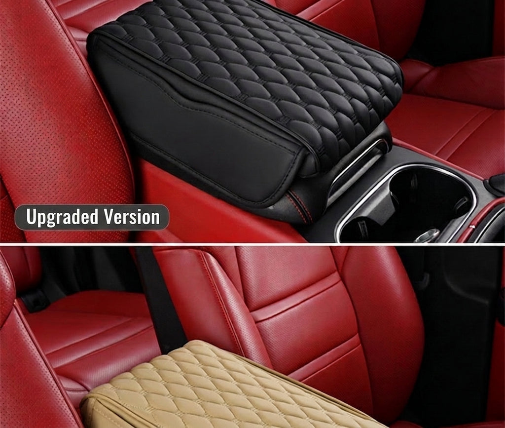 Manufacturer cross-border car armrest box height pad, car goods, double-sided practical storage bag, memory foam armrest box pad