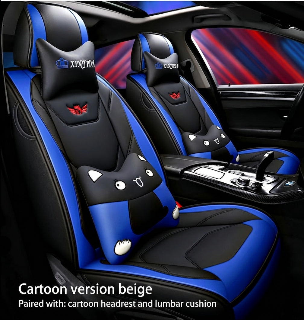 New car cushion leather all-wrap wear-resistant leather car seat cover is suitable for small car SUV car seat cover in all seasons