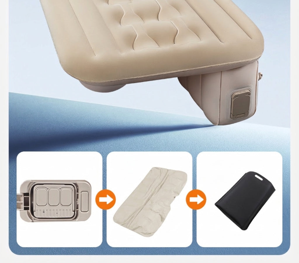 Car rear travel mattress new energy sleeping travel automatic charging and discharging carry leveling to fill the inflatable bed