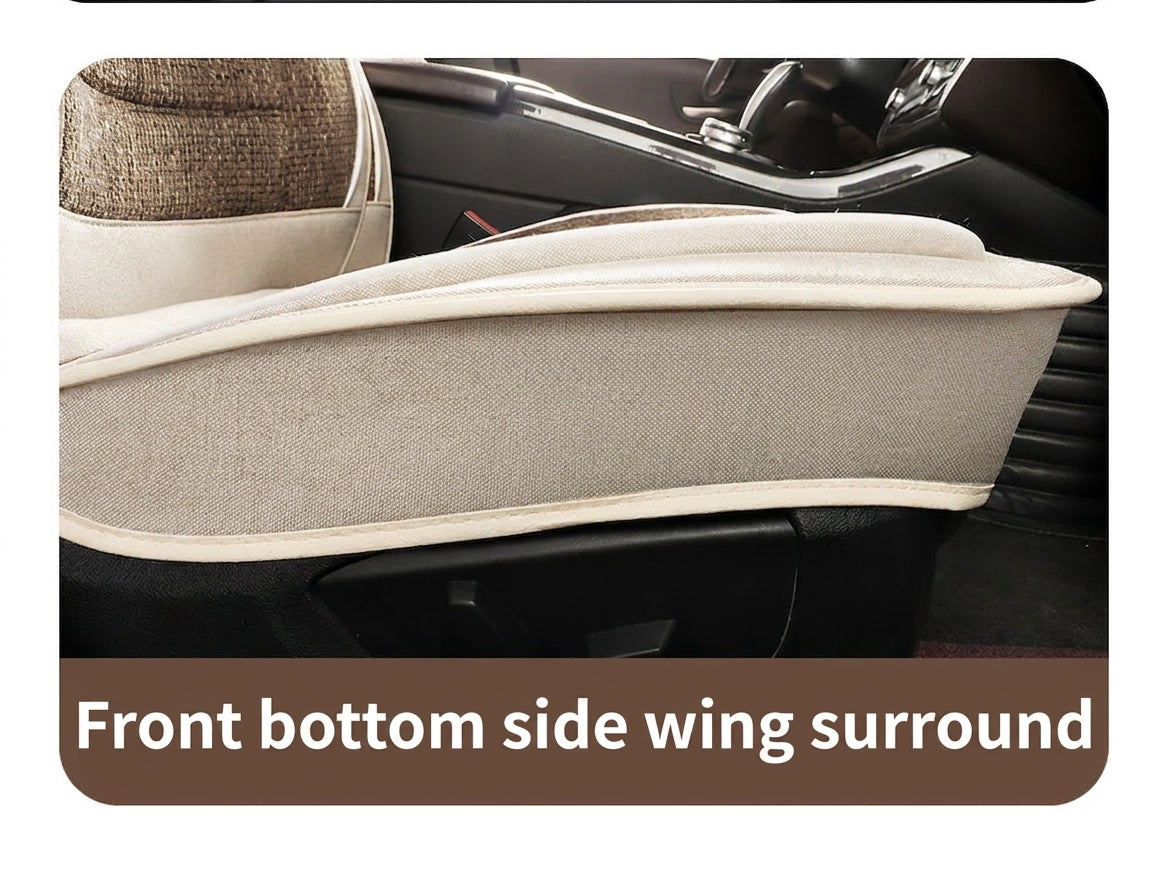 25 years new linen split head car seat cushion four seasons universal seat cover original piece drop shipping cross-border wholesale