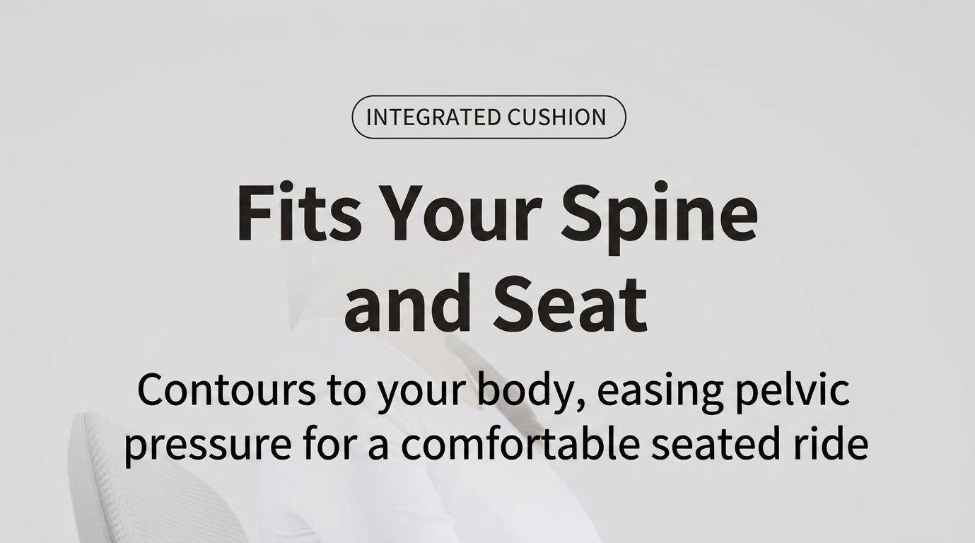 Memory foam lumbar support cushion, office prolonged sitting pressure-relief hip cushion, student chair support lumbar cushion, integrated cushion