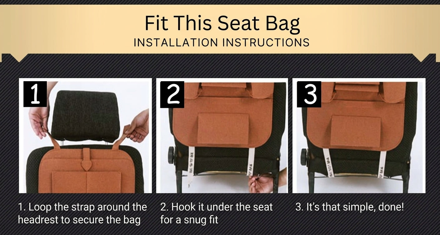 Car accessories car seat back storage bag multi-function back storage bag creative utility car hanging bag storage box