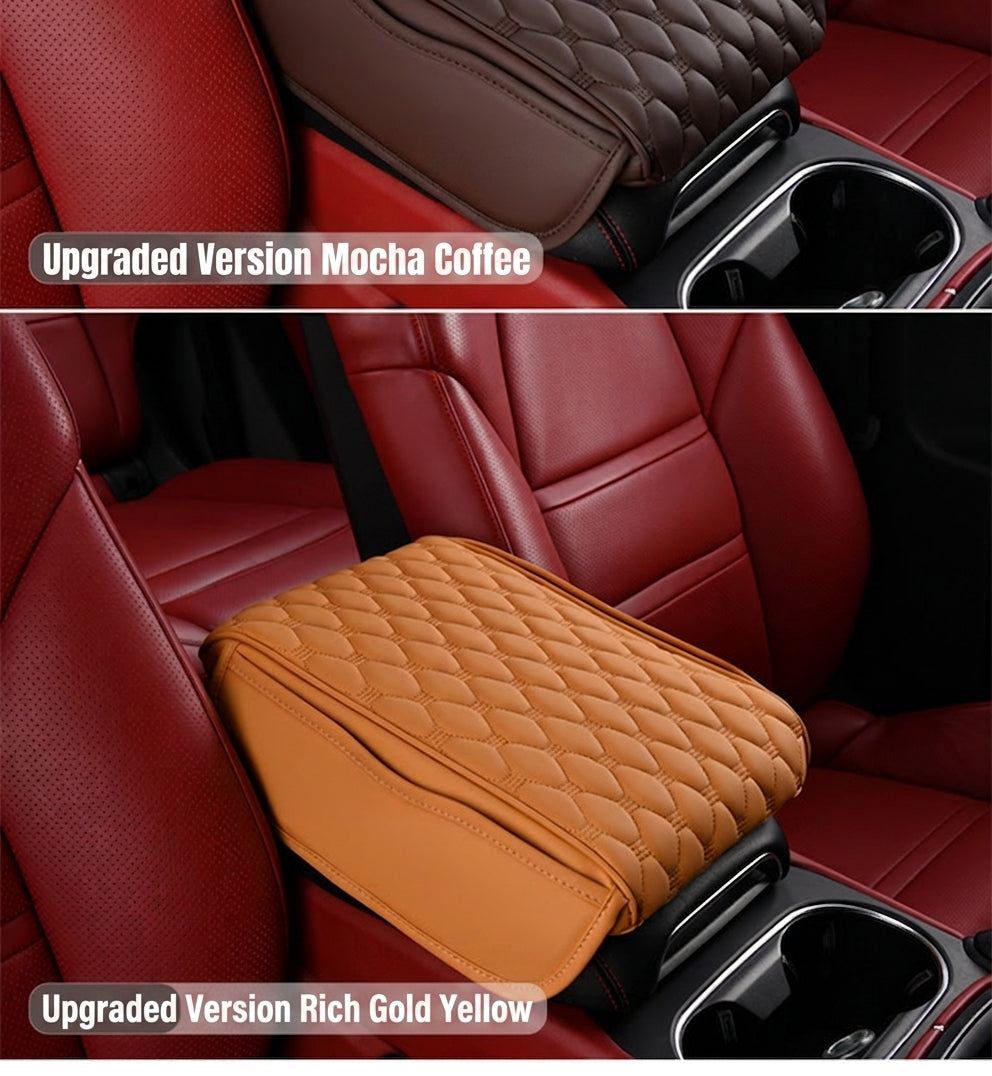 Manufacturer cross-border car armrest box height pad, car goods, double-sided practical storage bag, memory foam armrest box pad