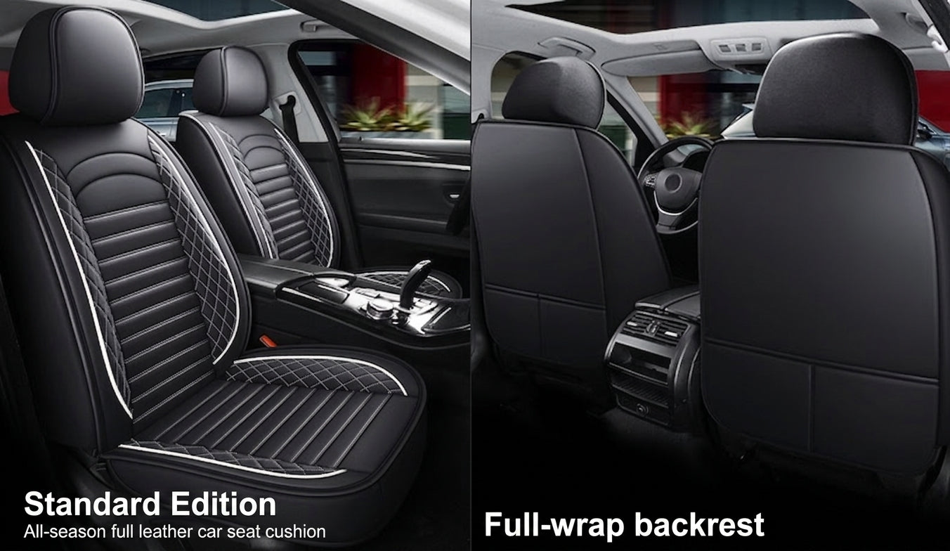 New all-season universal cartoon car seat cushion wholesale, premium feel, full leather, full coverage for small passenger car seat cushions