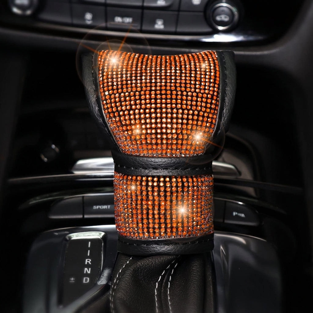 Car steering wheel cover, diamond-shaped new all-season universal seatbelt cover, multi-piece coaster steering wheel protective cover