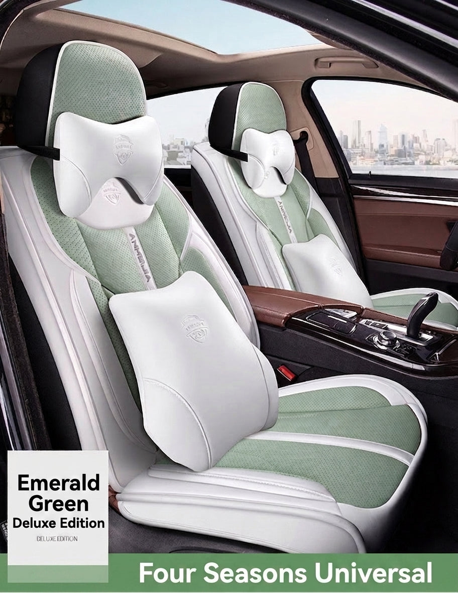 The new car seat cushion fully surrounds full pictorial cartoon cute four-season universal five-seat seat cover, directly supplied and shipped from the manufacturer
