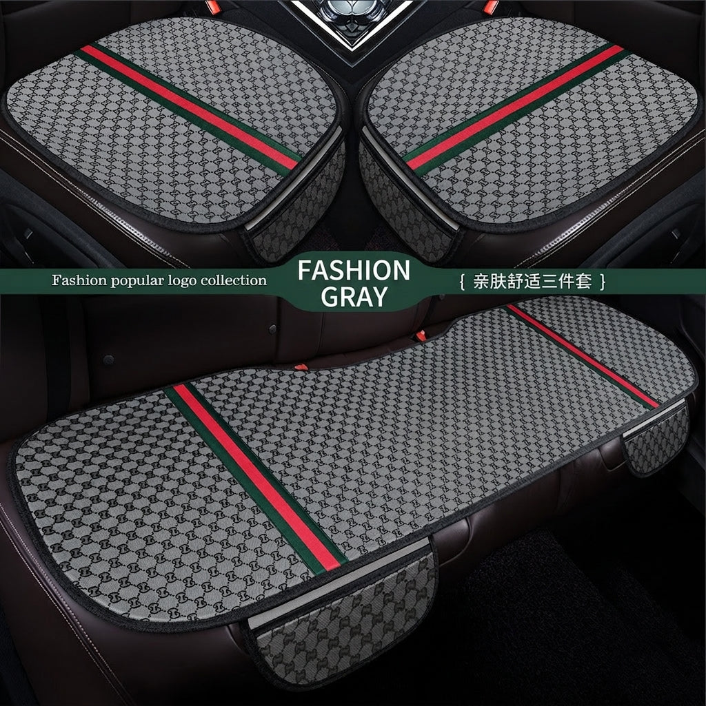 Car seat cushion all-season universal Kuqi three-piece set