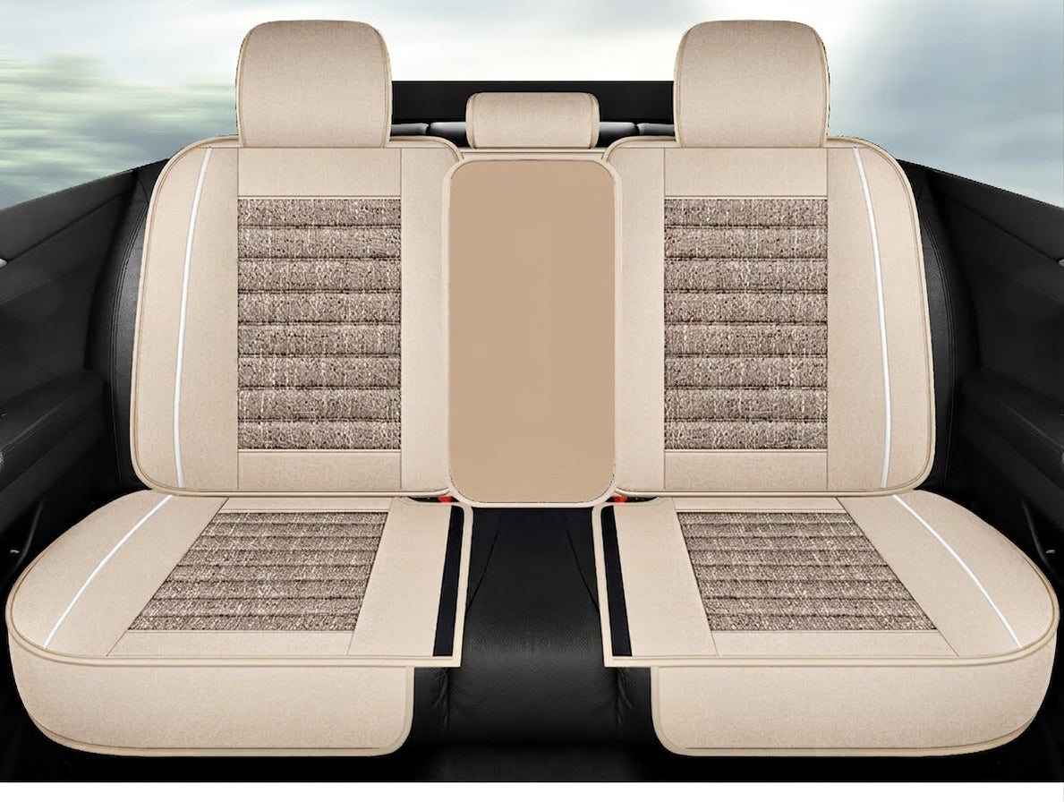 25 years new linen split head car seat cushion four seasons universal seat cover original piece drop shipping cross-border wholesale