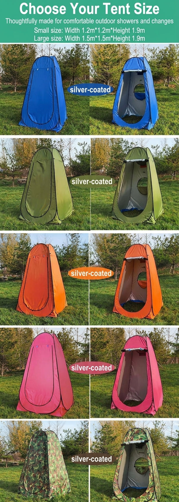 [Cross-border Hot Item] Outdoor bathing tent, portable toilet changing shower and camping switch
