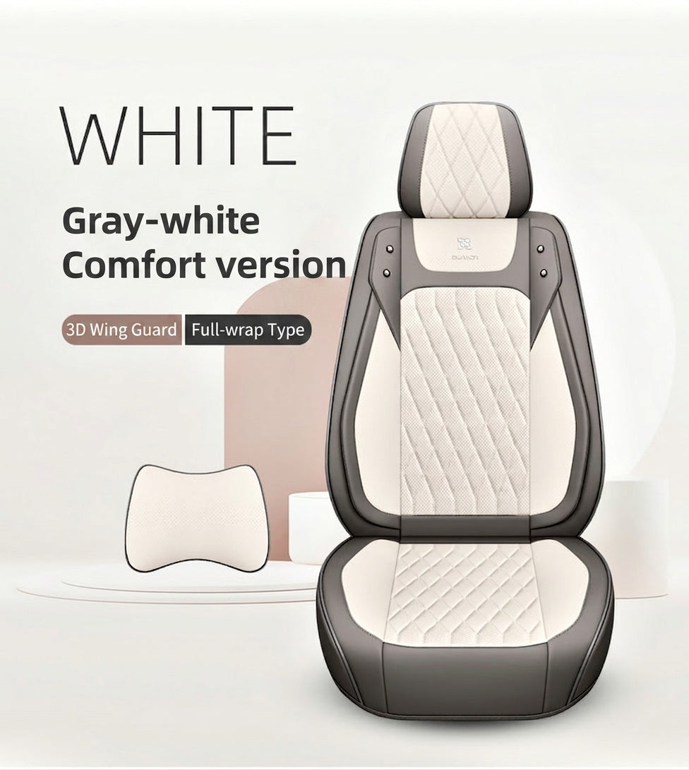 New car seat cushion, all-season universal seat, Nappa leather full-coverage seat cover, small sedan SUV seat cushion manufacturer wholesale