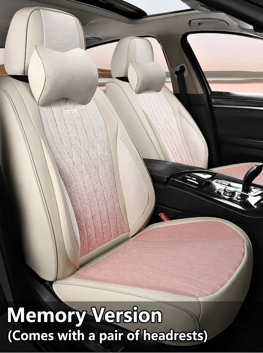 Car seat cushion linen fabric art all-inclusive all-season universal goddess seat cushion 2026 new model interior breathable seat cover wholesale