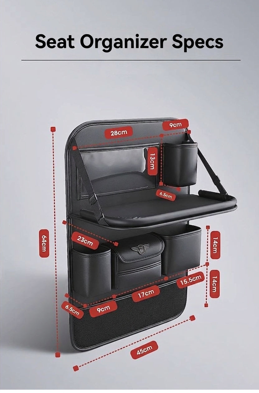 Car seat back, shelf, seat back, storage bag, children's car back seat, folding table, car table, back seat