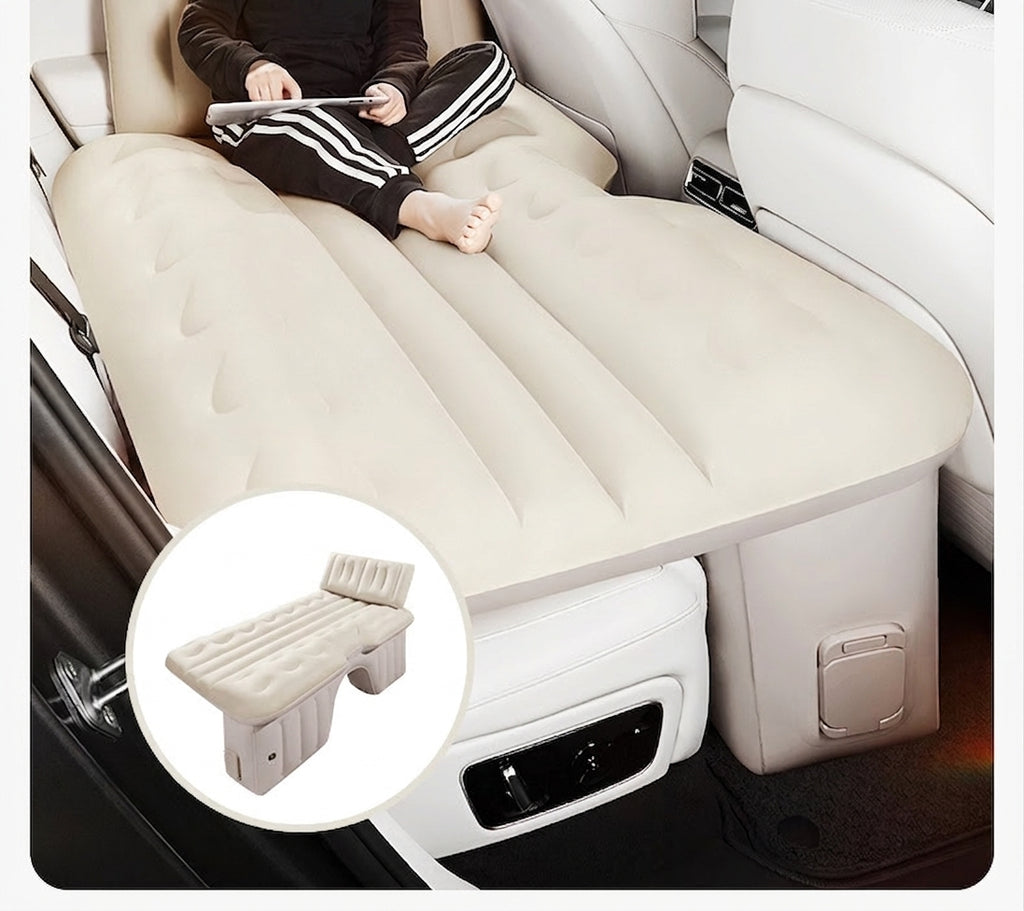 Car rear sleeping automatic travel mattress sedan air mattress car sleeping in the car portable intelligent AI car inflatable bed