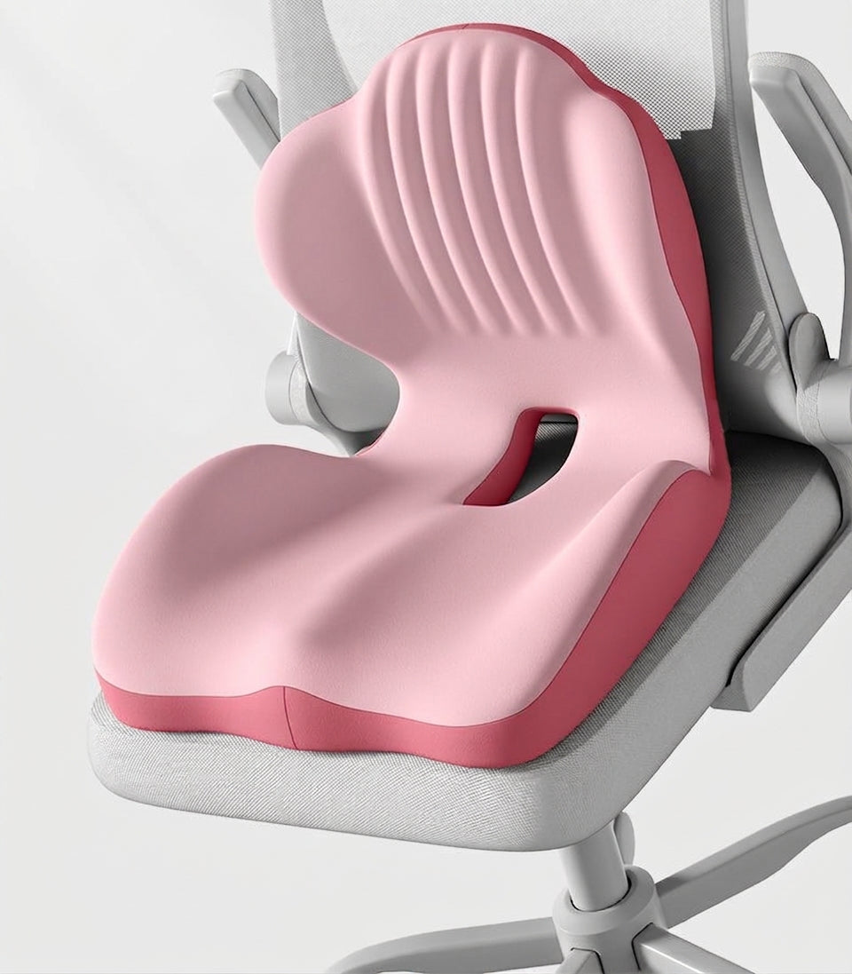 Memory foam lumbar support cushion, office prolonged sitting pressure-relief hip cushion, student chair support lumbar cushion, integrated cushion