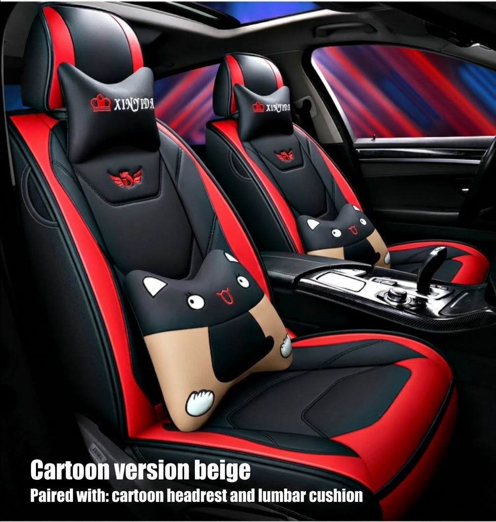 New car cushion leather all-wrap wear-resistant leather car seat cover is suitable for small car SUV car seat cover in all seasons