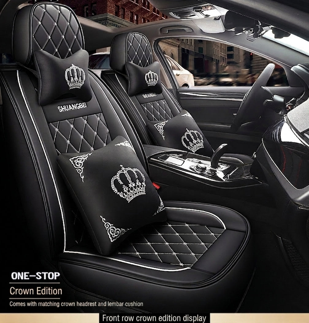 Cross-border new car seat cover, full leather full surrounding, four seasons universal cushion trolley seat cover special manufacturer wholesale