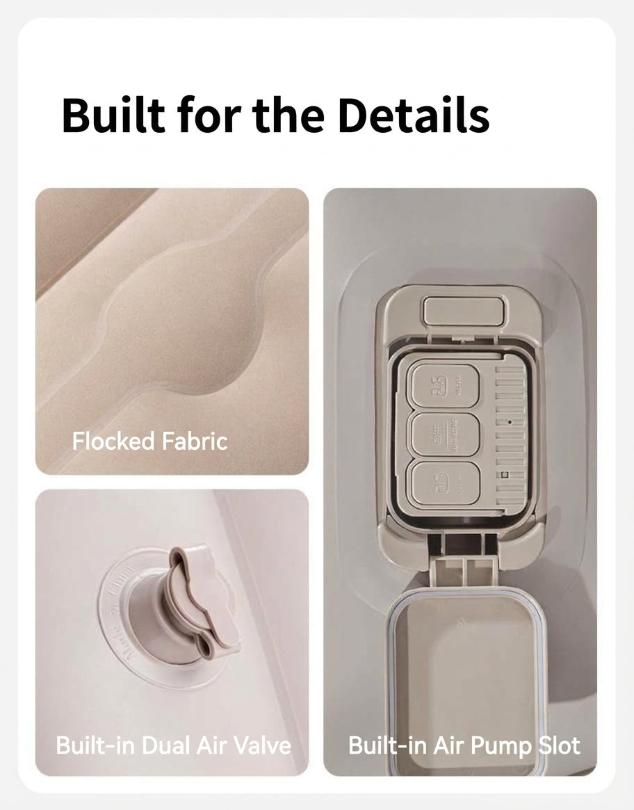 Car rear travel mattress new energy sleeping travel automatic charging and discharging carry leveling to fill the inflatable bed