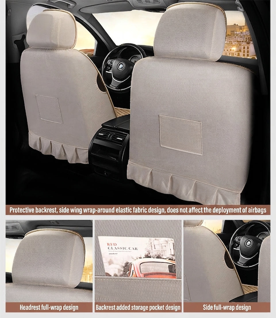 Car Cushion Four Seasons Universal Ice Silk Seat Cover Summer Cool Cushion Single Piece Car Single Pad Wholesale Factory Direct All-Inclusive
