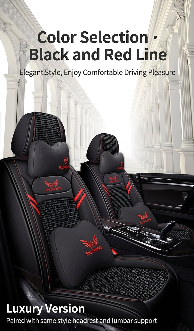 Full-coverage car seat covers for Napa leather car seat cushions, five-seat universal Ice Silk car seat cushions, all-season universal model wholesale