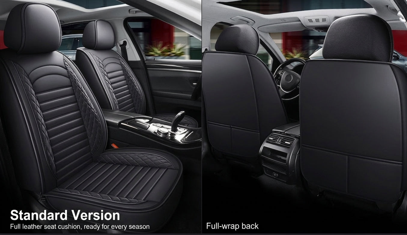New all-season universal cartoon car seat cushion wholesale, premium feel, full leather, full coverage for small passenger car seat cushions