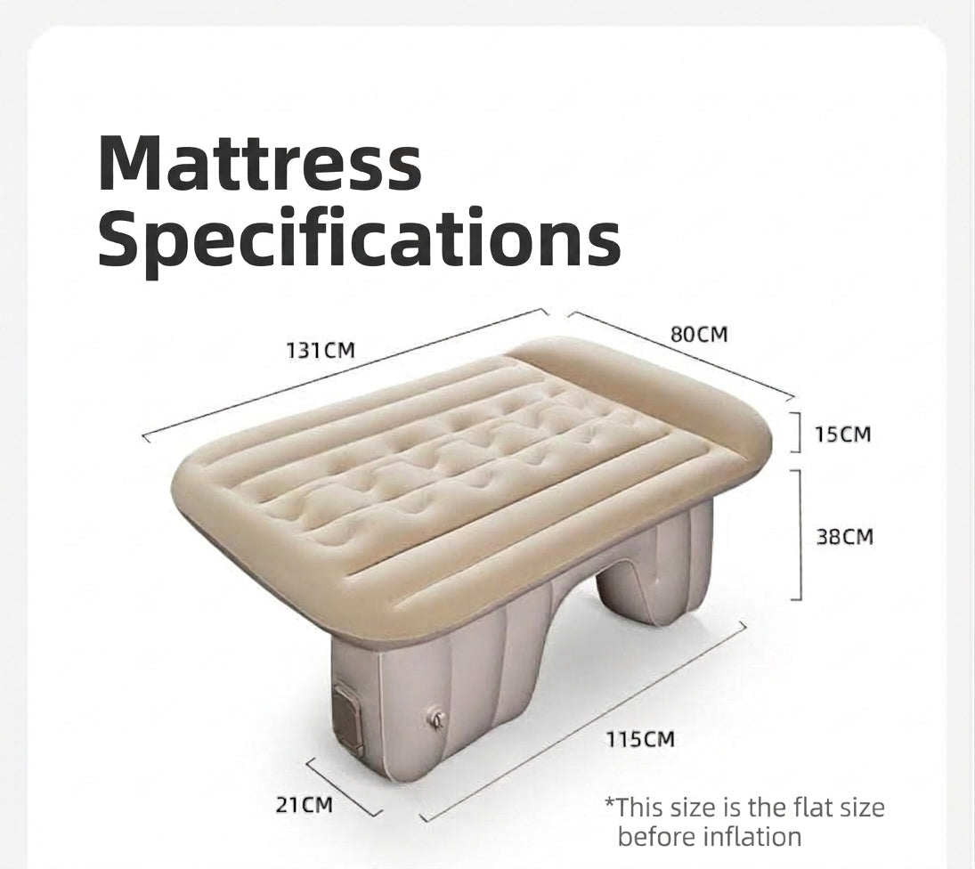 Car rear travel mattress new energy sleeping travel automatic charging and discharging carry leveling to fill the inflatable bed
