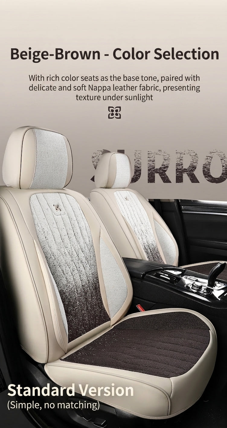 Car seat cushion linen fabric art all-inclusive all-season universal goddess seat cushion 2026 new model interior breathable seat cover wholesale