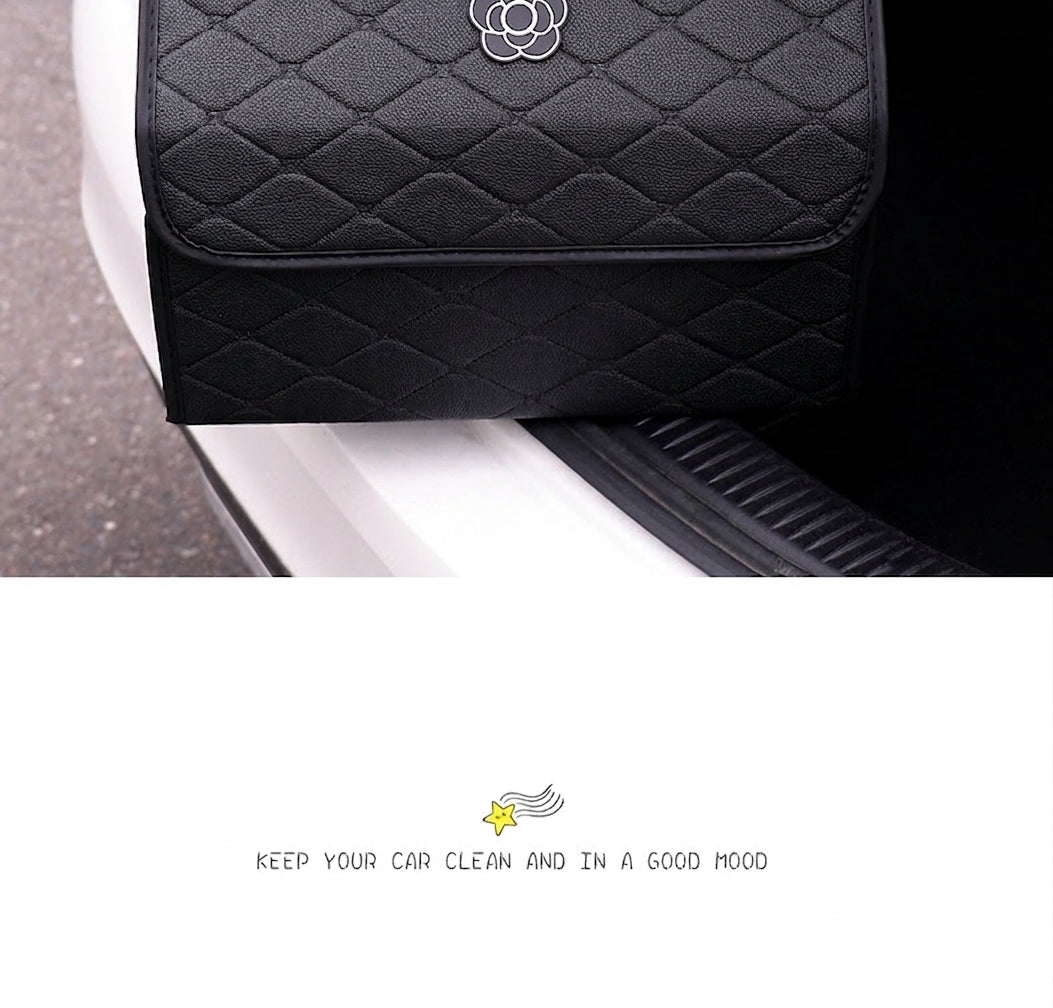 Car trunk storage box, car tail box, camellia car, good things, sorting storage box, multi-functional storage girl