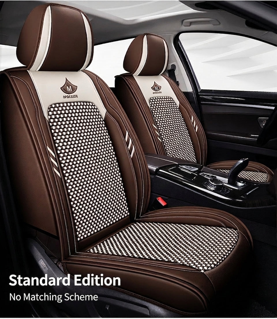 2024 car seat cushions, all-season universal, full coverage five-seater car seat cushions, summer breathable ice silk seat covers wholesale