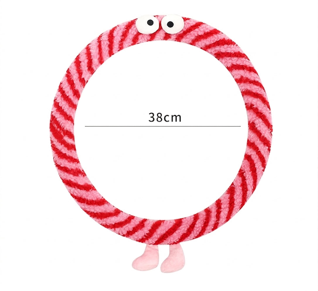 Winter plush steering wheel covers, 2024 new Monster non-slip warm all-season GM heated handlebar covers, women's version