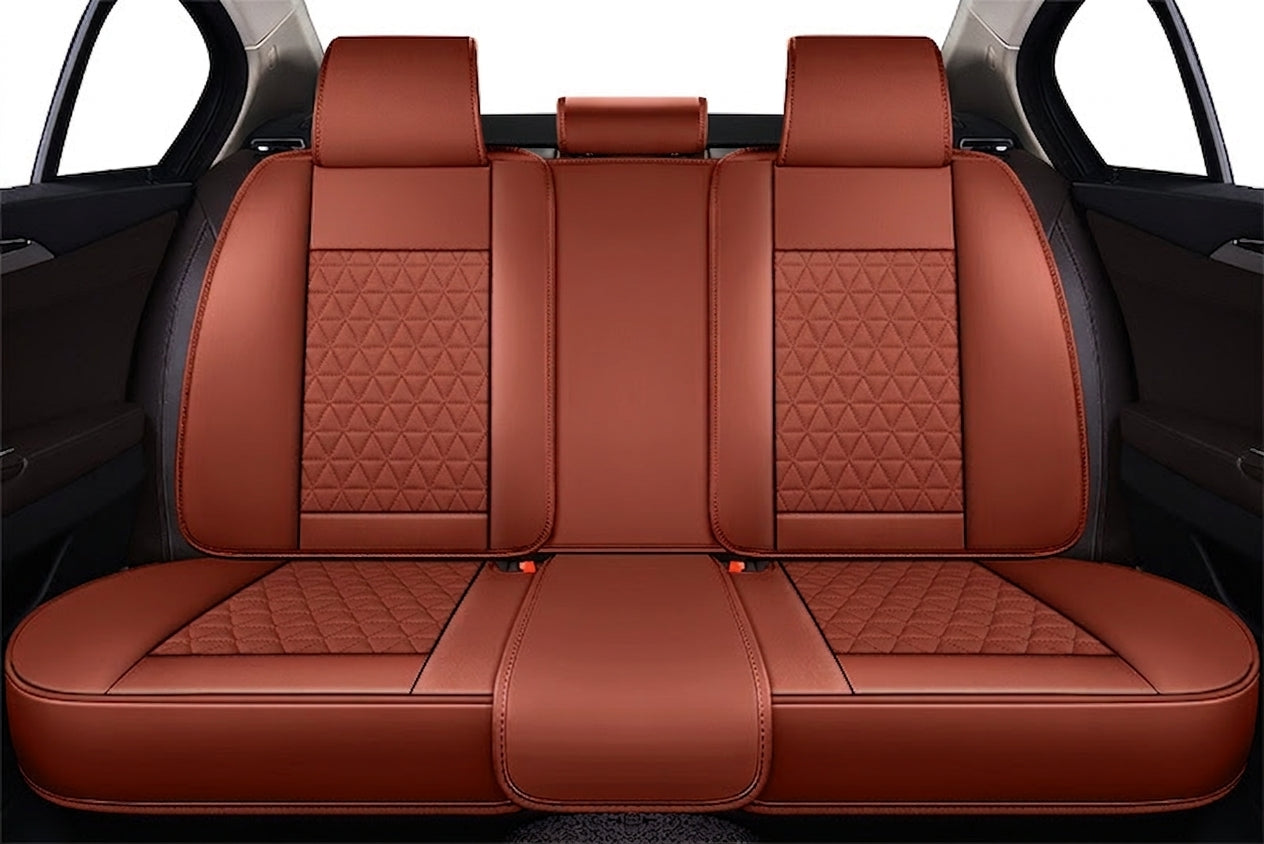 2025 new all-leather fixed lumbar wing Nappa leather car cushion all-season universal full-enveloping seat cover
