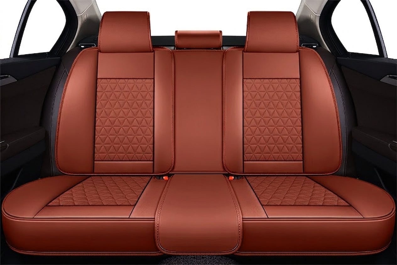 2025 new all-leather fixed lumbar wing Nappa leather car cushion all-season universal full-enveloping seat cover