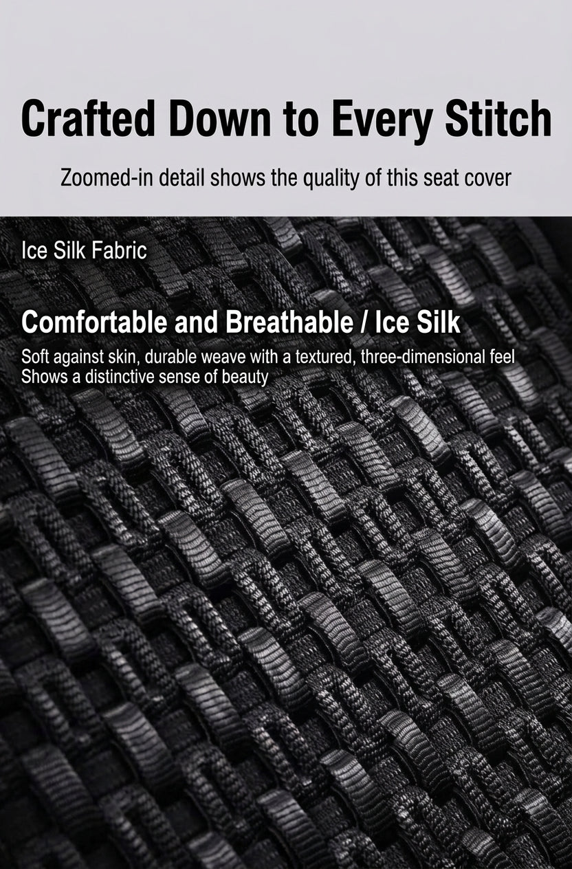 Cross-border foreign trade all-season dedicated seat cover full-coverage car seat cover leather seat cover summer ice silk seat cushion