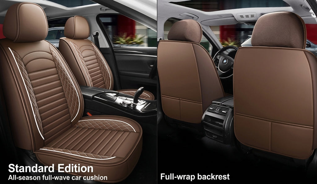 New all-season universal cartoon car seat cushion wholesale, premium feel, full leather, full coverage for small passenger car seat cushions